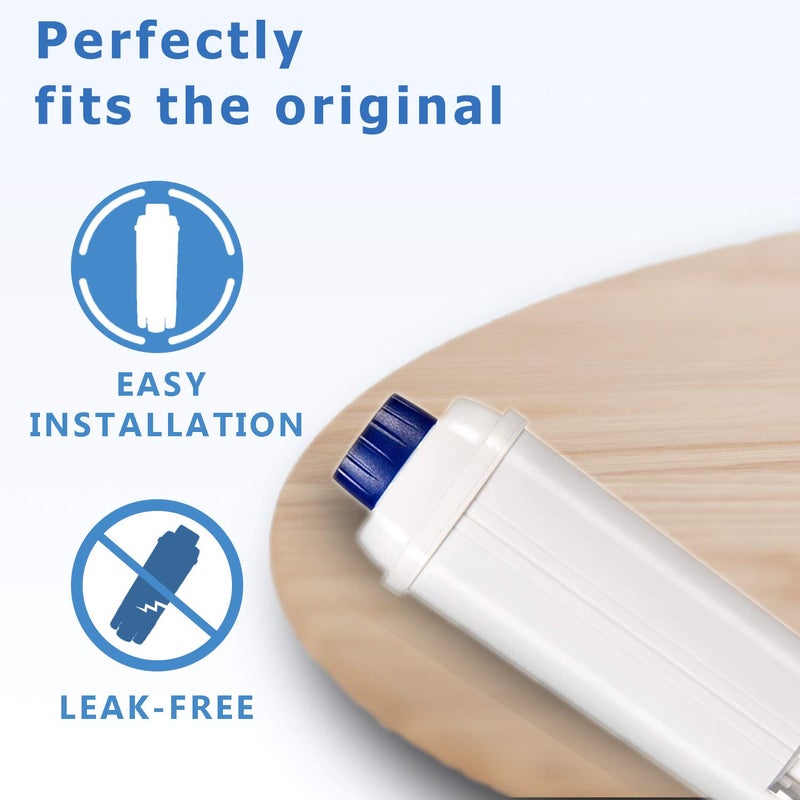 PUREUP 2 packs Water Filter Compatible with Longhi Filter DLSC002 ECAM, ETAM, DLS C002, EC680, EC800, Water Filter Cartridges Activated Carbon Softener - Image 5